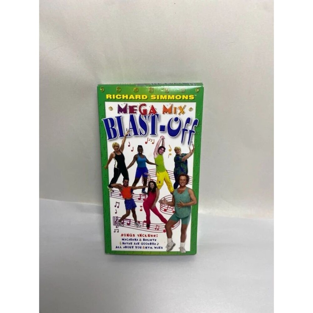 VHS Richard Simmons Mega mix blast off